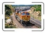 BNSF 4438 East at MP333 Seligman Sub on August 28, 1999 * 780 x 518 * (304KB)